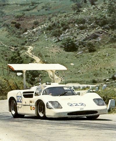 Phil Hill / Hap Sharp Chaparral 2F Coupe during the 1967 Targa Florio